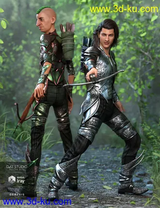 3D打印模型Forest Guardian Outfit Textures的图片