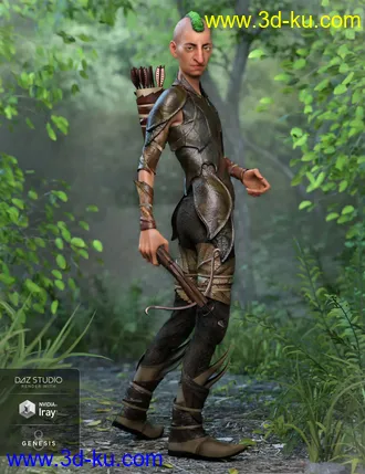 3D打印模型Forest Guardian Outfit Textures的图片