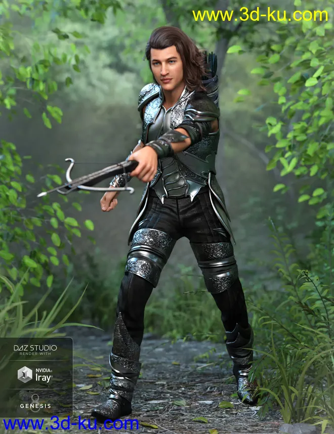 Forest Guardian Outfit Textures模型的图片4