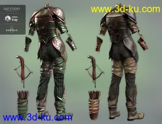 3D打印模型Forest Guardian Outfit Textures的图片