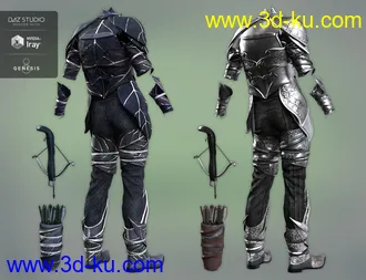 3D打印模型Forest Guardian Outfit Textures的图片