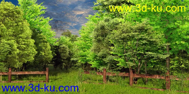 Forests Trees and Grass World Building Set模型的图片2
