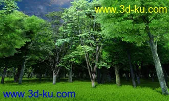 3D打印模型Forests Trees and Grass World Building Set的图片