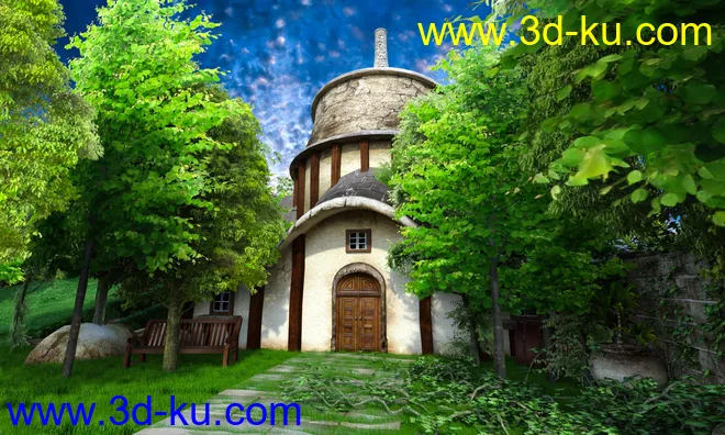 Forests Trees and Grass World Building Set模型的图片6