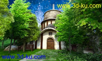 3D打印模型Forests Trees and Grass World Building Set的图片