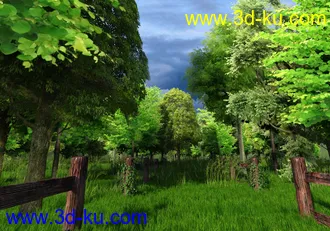 3D打印模型Forests Trees and Grass World Building Set的图片