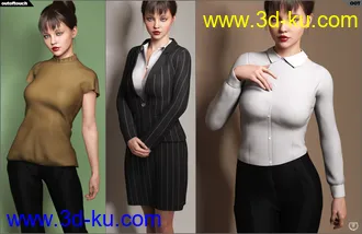 3D打印模型Formal MEGA Wardrobe for Genesis 8 Female(s)的图片