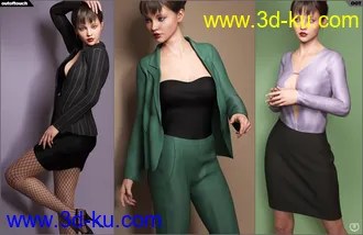 3D打印模型Formal MEGA Wardrobe for Genesis 8 Female(s)的图片