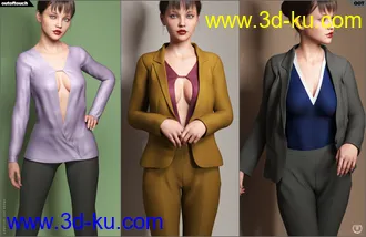 3D打印模型Formal MEGA Wardrobe for Genesis 8 Female(s)的图片