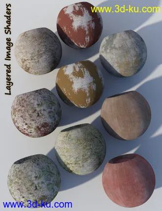 3D打印模型FSL Filthy Dirty Future Iray Shaders的图片