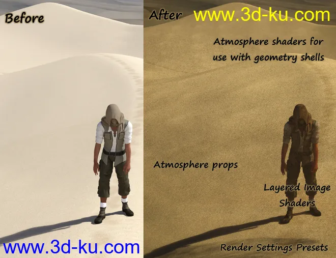 FSL Filthy Dirty Future Iray Shaders模型的图片10