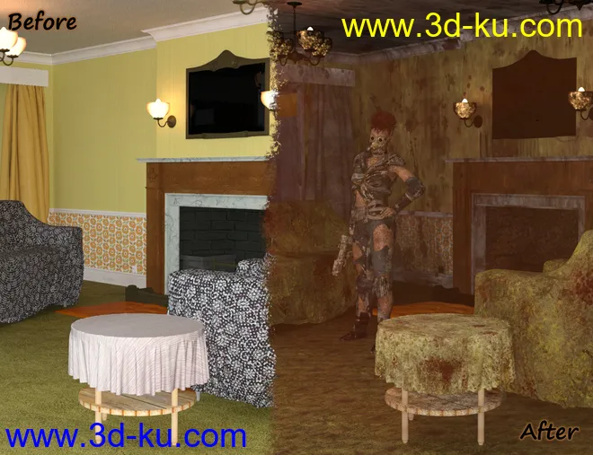 FSL Filthy Dirty Future Iray Shaders模型的图片13