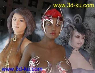 FSL Genepool Dialed Shapes for Genesis 8 Female模型的图片11