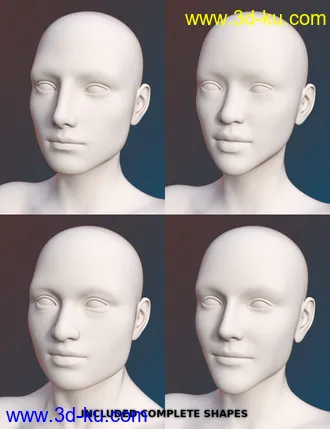 FSL Genepool Dialed Shapes for Genesis 8 Female模型的图片13