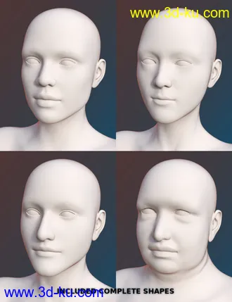 3D打印模型FSL Genepool Dialed Shapes for Genesis 8 Female的图片