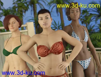 FSL Genepool Dialed Shapes for Genesis 8 Female模型的图片18