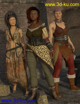 FSL Genepool Dialed Shapes for Genesis 8 Female模型的图片30