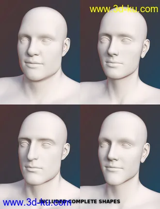 FSL Genepool Dialed Shapes for Genesis 8 Male模型的图片12