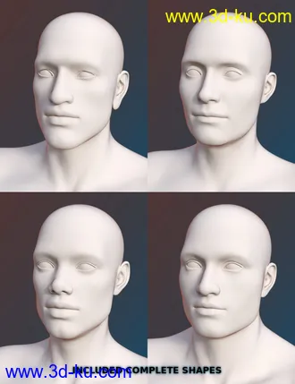 3D打印模型FSL Genepool Dialed Shapes for Genesis 8 Male的图片