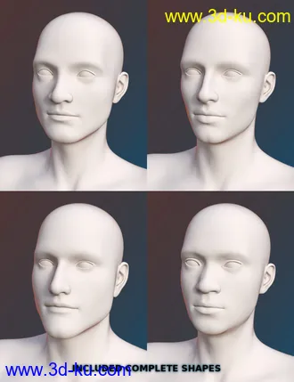 FSL Genepool Dialed Shapes for Genesis 8 Male模型的图片16