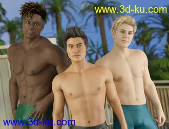 FSL Genepool Dialed Shapes for Genesis 8 Male模型的图片18