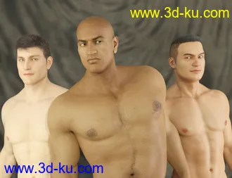 3D打印模型FSL Genepool Dialed Shapes for Genesis 8 Male的图片