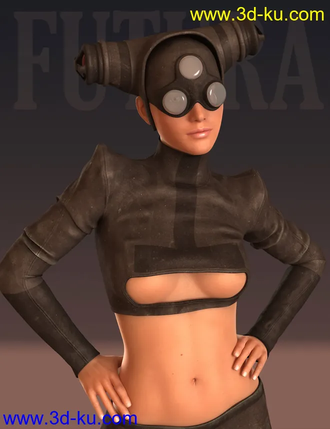 Futura Clothes for Genesis 3 Female(s)模型的图片1