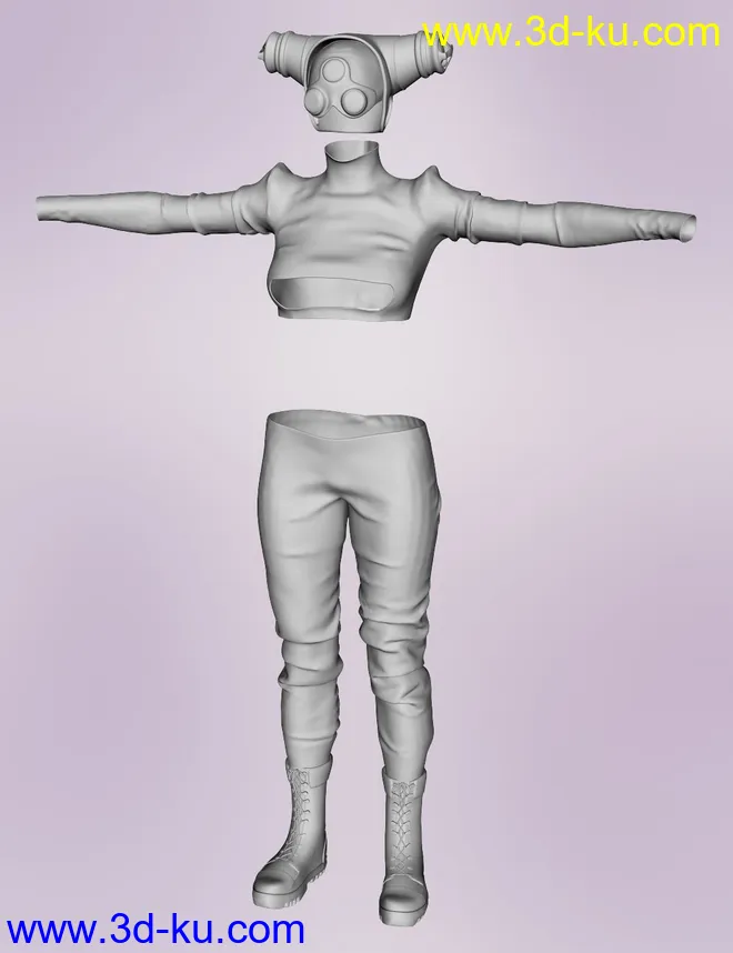 Futura Clothes for Genesis 3 Female(s)模型的图片2