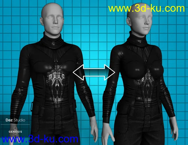 Genesis 8 Cross-Figure Resource Kit模型的图片1