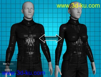 3D打印模型Genesis 8 Cross-Figure Resource Kit的图片