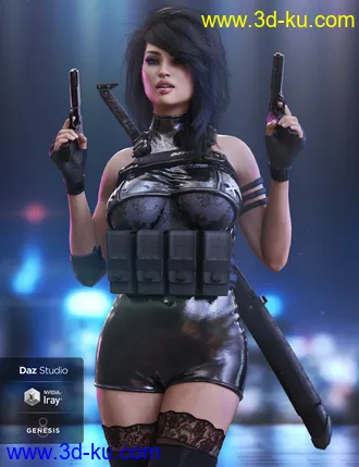 3D打印模型Ghostblade for Genesis 8 Female(s)的图片