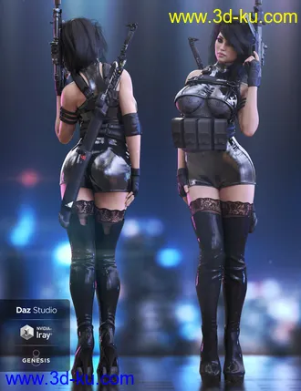 3D打印模型Ghostblade for Genesis 8 Female(s)的图片