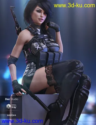 3D打印模型Ghostblade for Genesis 8 Female(s)的图片