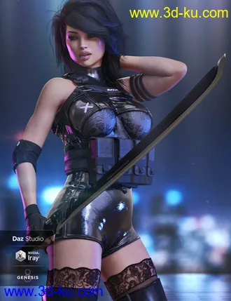 3D打印模型Ghostblade for Genesis 8 Female(s)的图片