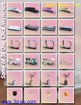 3D打印模型Girl on Sofa Props and Environment的图片