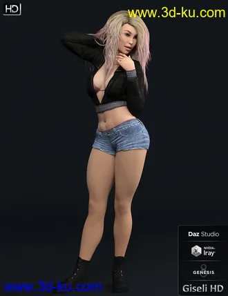 3D打印模型Giseli HD for Genesis 8 Female的图片