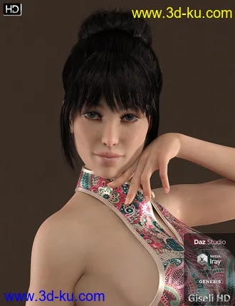 3D打印模型Giseli HD for Genesis 8 Female的图片