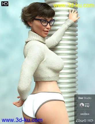 3D打印模型Giseli HD for Genesis 8 Female的图片