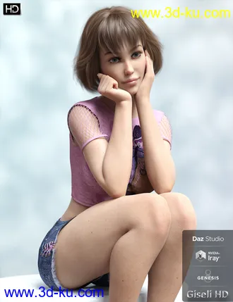 3D打印模型Giseli HD for Genesis 8 Female的图片