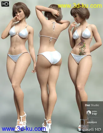 3D打印模型Giseli HD for Genesis 8 Female的图片