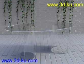 3D打印模型Glass Table Collection for Iray的图片