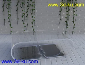 Glass Table Collection for Iray模型的图片5