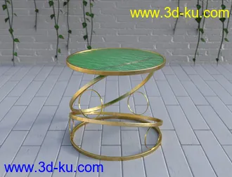 3D打印模型Glass Table Collection for Iray的图片