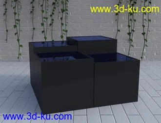 3D打印模型Glass Table Collection for Iray的图片