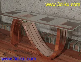 Glass Table Collection for Iray模型的图片14