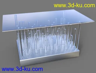3D打印模型Glass Table Collection for Iray的图片