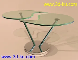 Glass Table Collection for Iray模型的图片17