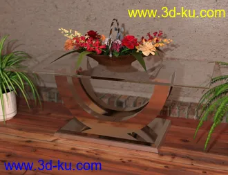 Glass Table Collection for Iray模型的图片19