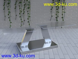 3D打印模型Glass Table Collection for Iray的图片