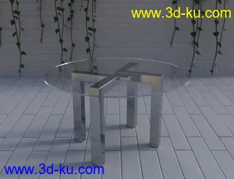 Glass Table Collection for Iray模型的图片30